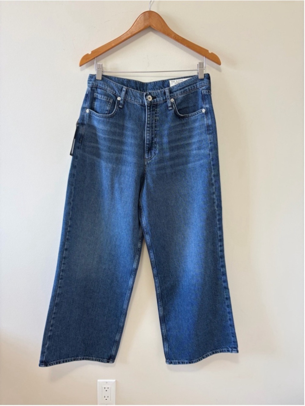 Rag and Bone Annie High Waist Ankle Wide Leg Jeans in Lowry - Picture 3 of 9
